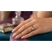 Saphir Ring Gold Weißgold 750 18K blauer Edelstein Brillanten 