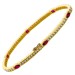 Rubin Armband Gold 750 18K Brillanten Antikschmuck