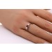 Rubin Ring Weißgold 585 14K pinker Edelstein 0.40ct Brillanten 0.10ct 