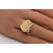 Ring Gold 585 Nofretete Goldmünze 21 Karat Antikschmuck