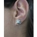 Brillant Ohrstecker Weißgold 585 14K Diamanten 0.20ct TW VVSI  