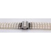 Perlenkette 50cm Weißgold 585 14K Akoyaperlen Antikschmuck