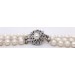 Perlenkette 90cm Akoyaperlen Silber 835 Antikschmuck 