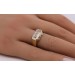 Diamantring Gold Weißgold 585 14K Diamanten Antikschmuck