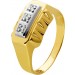 Diamantring Gold Weißgold 585 14K Diamanten Antikschmuck