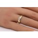 Solitärring Gold 585 14K Solitär Brillant 0.10ct TW VSI  