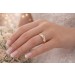 Solitärring Gold 585 14K Solitär Brillant 0.10ct TW VSI  