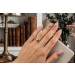 Turmalin Ring Gold 585 14K Akoyaperle Antikschmuck  