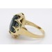 Spinell Ring Gold 585 14K synth. Edelstein Antikschmuck