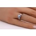 Perlenring Weißgold 750 18K Tahitiperle 9mm Diamanten 0.30ct 