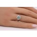 Turmalin Ring Weißgold 585 14K Brillanten Antikschmuck