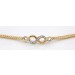 Diamant Armband Infinity Gold 585 14 Karat Diamanten 0.30ct. 