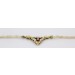 Keshi Perlenkette Mondsteine Gold 14 Karat Brillanten 0.15ct 