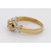 Diamantring Gelbgold 750 Weißgold 18 Karat Diamant 0.20ct Lupenrein