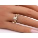 Diamantring Gelbgold 750 Weißgold 18 Karat Diamant 0.20ct Lupenrein