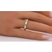 Memoire Alliance Ring Gold 585 14K Brillanten 0.60ct TW VVS