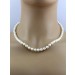 Perlenkette 40cm Akoyaperlen Weißgold 585 Antikschmuck