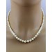 Perlenkette Japansche Akoyaperlen 4.6-7.9mm Weißgold Gelbgod 14 Karat  