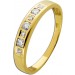 Diamantring Gold 585 14 Karat Brillanten 0.20ct.