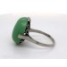 Chrysopras Ring Weißgold 585 14K grüner Edelstein 39.19ct 