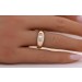 Solitärring Gold 585 14K Diamant 0.10ct.TW VVS  