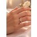 Diamantring Gold 585 14K Brillanten 0.42ct. TW VVS