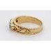 Rubin Ring Gold 585 14K Diamant Antikschmuck