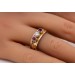 Rubin Ring Gold 585 14K Diamant Antikschmuck