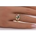 Diamant Ring Gold 585 14K Rubine Smaragde Saphire 