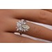 Diamant Navette Ring Weißgold 750 18K Diamanten 1.75ct  fancy Yellow  