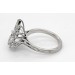 Diamant Navette Ring Weißgold 750 18K Diamanten 1.75ct  fancy Yellow  