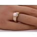 Perlenring Gold 585 14K Akoyaperle Diamanten 0.15ct 