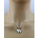 Elefantanhänger Weißgold 585 14K Diamant Antikschmuck