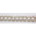 Kette japanische Akoyaperlen 7.9mm 9 Diamanten 0.45ct TW LP 