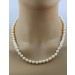 Perlenkette japanische Akoyaperlen 7.4mm Silber 925  