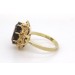 Rauchquarzring Gold 585 14K brauner Edelstein 10.9ct 