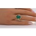 Chrysopras Ring Gold 333 8K grüner Edelstein 5.69ct 