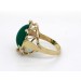 Chrysopras Ring Gold 333 8K grüner Edelstein 5.69ct 