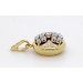 Diamant Anhänger Gold 585 14K Brillanten Antikschmuck
