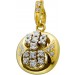 Diamant Anhänger Gold 585 14K Brillanten Antikschmuck