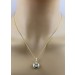Diamant Anhänger Gold 585 14K Brillanten Antikschmuck