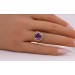 Amethystring Gold 333 8K lila Edelstein Antikschmuck