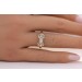 Diamantring Gold 585 Weißgold 14K Brillant Antikschmuck