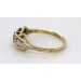 Diamantring Gold 585 Weißgold 14K Brillant Antikschmuck