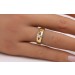 Solitärring Gold 750 18 Karat Solitär Brillant 0.15ct  