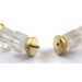 Aquamarin Bergkristallkette Jacobi 18K Gold 750 Antikschmuck 