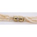 Japanische Biwaperlenkette Gold 750 18 Karat 
