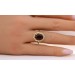 Rauchquarz Ring Gold 333 8K brauner Edelstein Antikschmuck