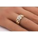 Brillant Ring Gold 585 14 Karat Diamanten 0.15ct.