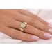 Brillant Ring Gold 585 14 Karat Diamanten 0.15ct.